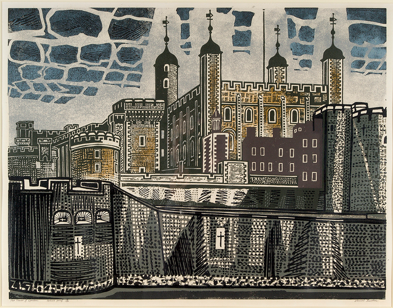 Illustration for article titled London Has Never Looked Better Than in These Mid-Century Linocuts